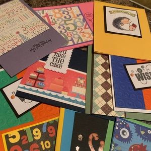 Clearance sale!! Handmade birthday variety set of 10.